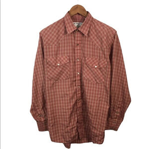 BF459 Men’s Crazy Cowboy Pearl Button Snap Western Rancher Shirt M